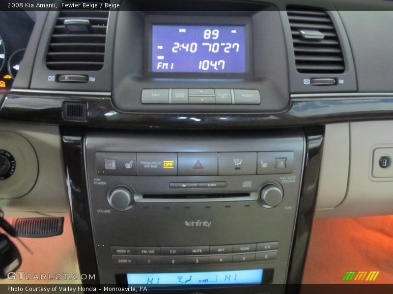 Pewter Beige / Beige 2008 Kia Amanti