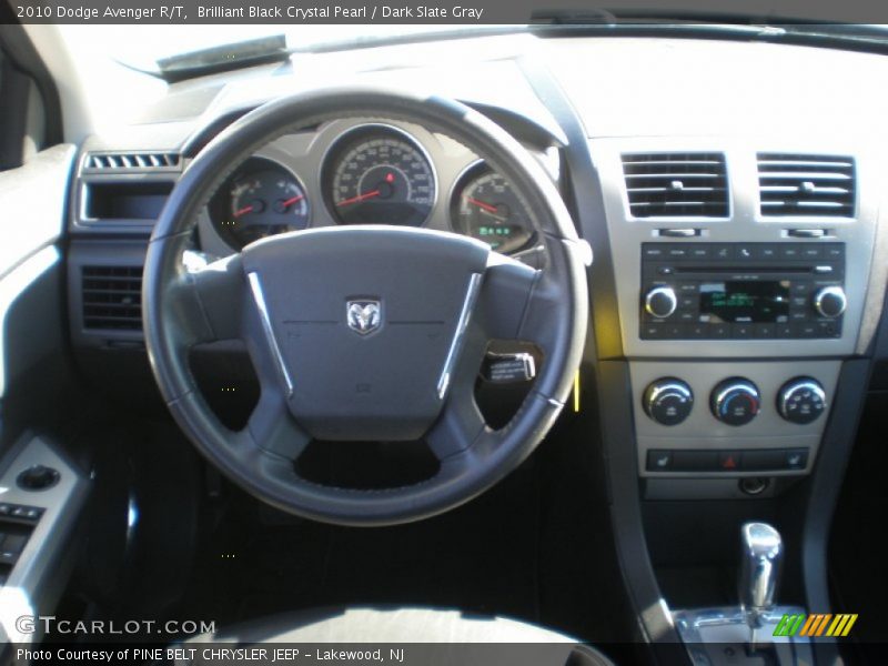 Brilliant Black Crystal Pearl / Dark Slate Gray 2010 Dodge Avenger R/T