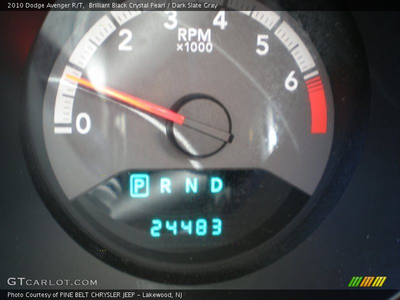 Brilliant Black Crystal Pearl / Dark Slate Gray 2010 Dodge Avenger R/T
