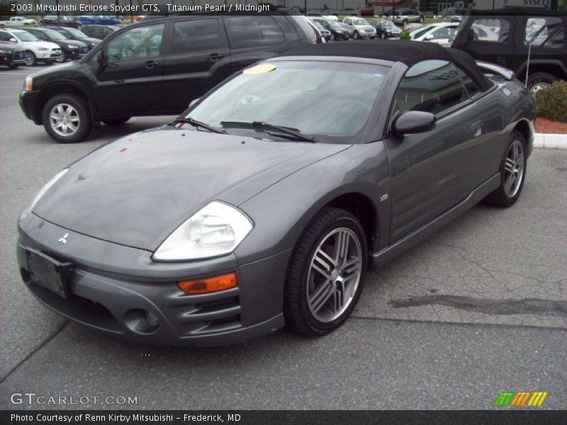 Titanium Pearl / Midnight 2003 Mitsubishi Eclipse Spyder GTS