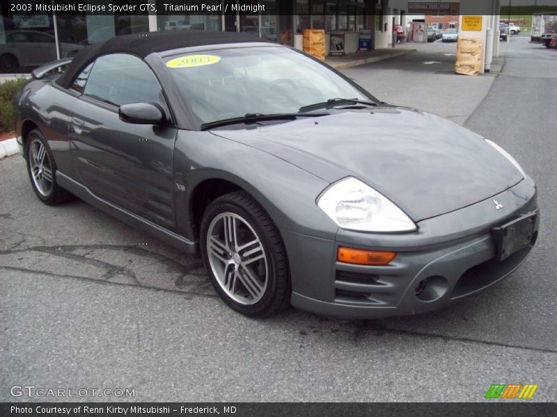 Titanium Pearl / Midnight 2003 Mitsubishi Eclipse Spyder GTS