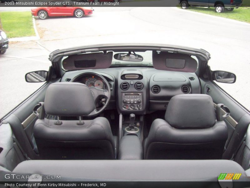  2003 Eclipse Spyder GTS Midnight Interior