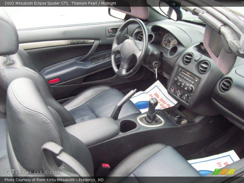 Titanium Pearl / Midnight 2003 Mitsubishi Eclipse Spyder GTS