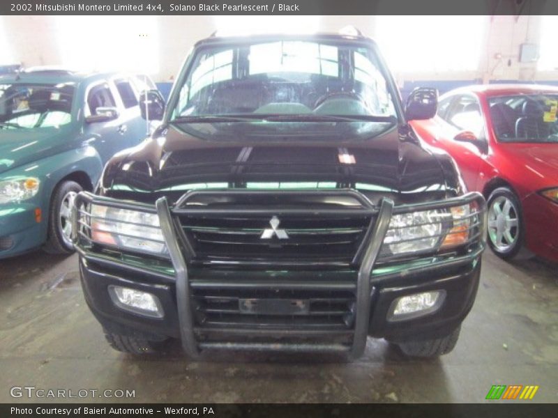 Solano Black Pearlescent / Black 2002 Mitsubishi Montero Limited 4x4