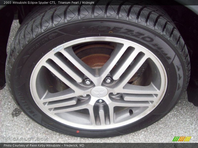 2003 Eclipse Spyder GTS Wheel