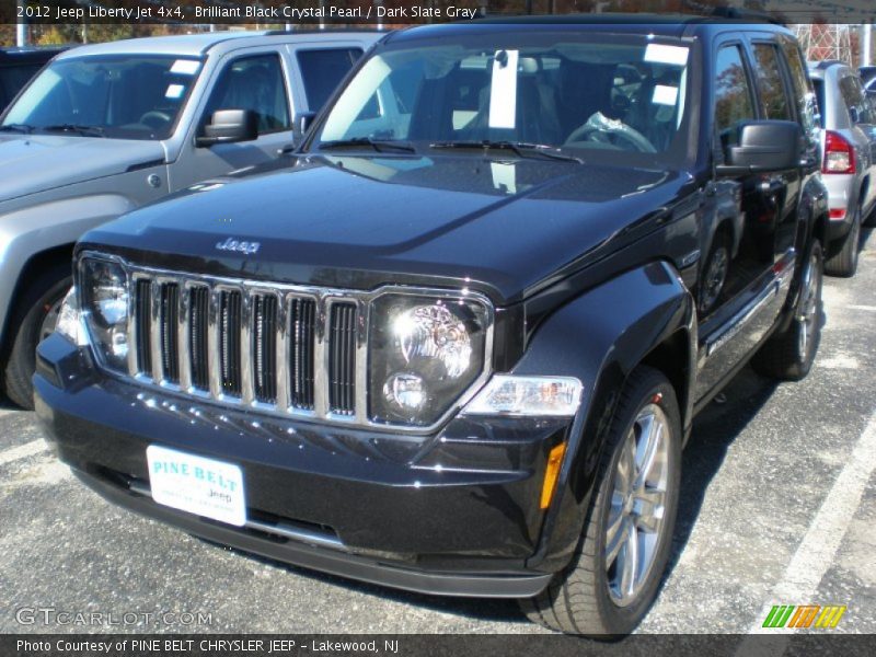Brilliant Black Crystal Pearl / Dark Slate Gray 2012 Jeep Liberty Jet 4x4