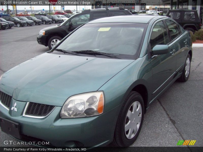 Machine Green Metallic / Beige 2005 Mitsubishi Galant ES