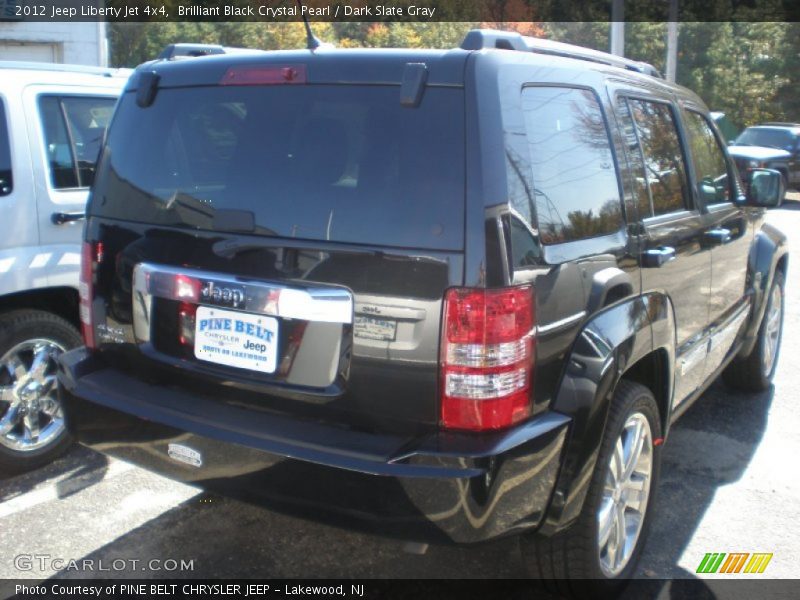 Brilliant Black Crystal Pearl / Dark Slate Gray 2012 Jeep Liberty Jet 4x4
