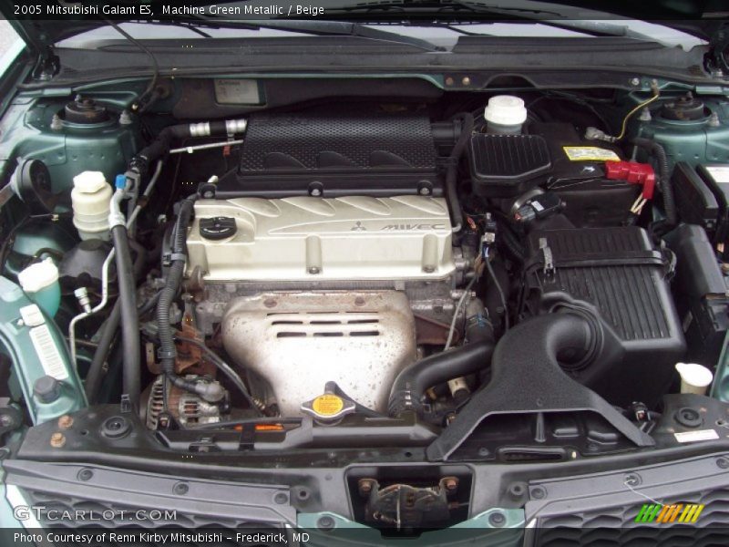 Machine Green Metallic / Beige 2005 Mitsubishi Galant ES