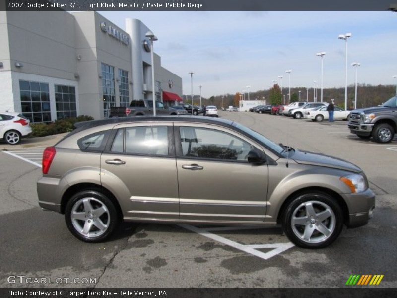Light Khaki Metallic / Pastel Pebble Beige 2007 Dodge Caliber R/T