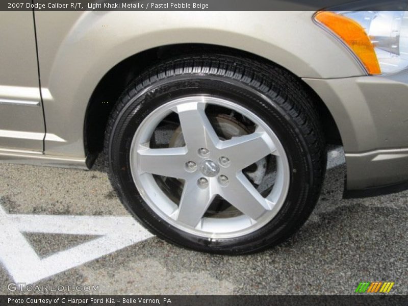 Light Khaki Metallic / Pastel Pebble Beige 2007 Dodge Caliber R/T