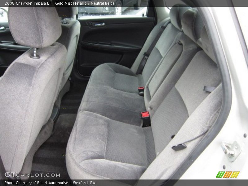 Gold Mist Metallic / Neutral Beige 2008 Chevrolet Impala LT