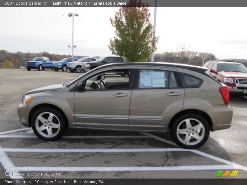 Light Khaki Metallic / Pastel Pebble Beige 2007 Dodge Caliber R/T