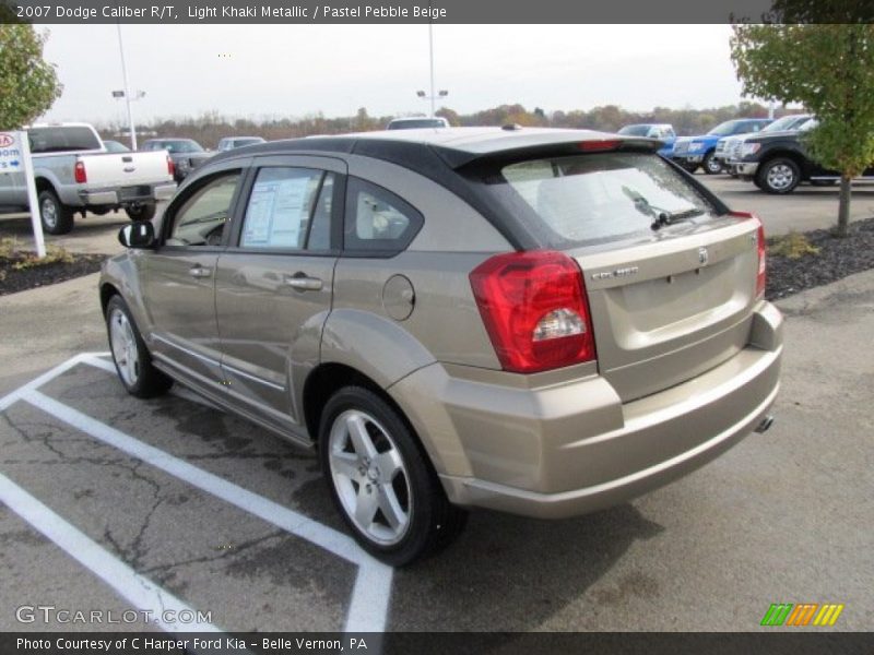 Light Khaki Metallic / Pastel Pebble Beige 2007 Dodge Caliber R/T