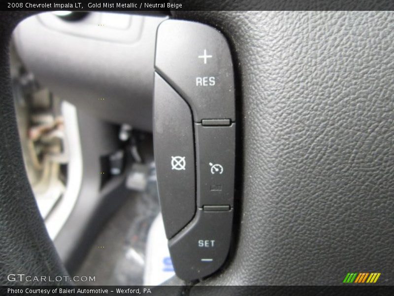 Gold Mist Metallic / Neutral Beige 2008 Chevrolet Impala LT