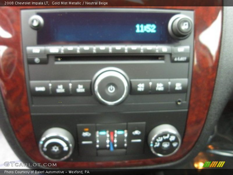 Gold Mist Metallic / Neutral Beige 2008 Chevrolet Impala LT