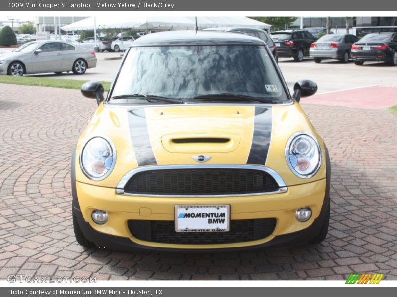 Mellow Yellow / Black/Grey 2009 Mini Cooper S Hardtop