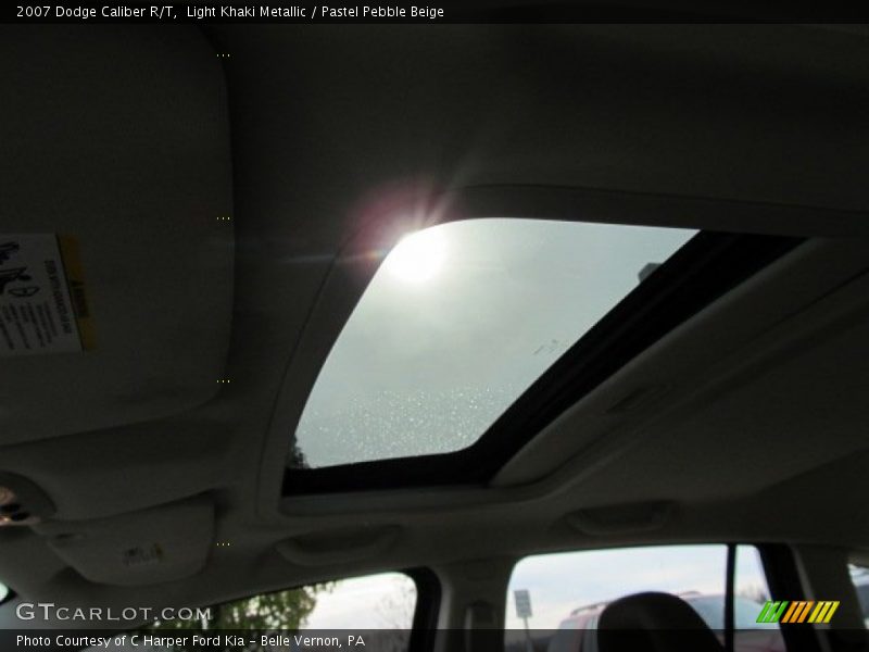 Light Khaki Metallic / Pastel Pebble Beige 2007 Dodge Caliber R/T