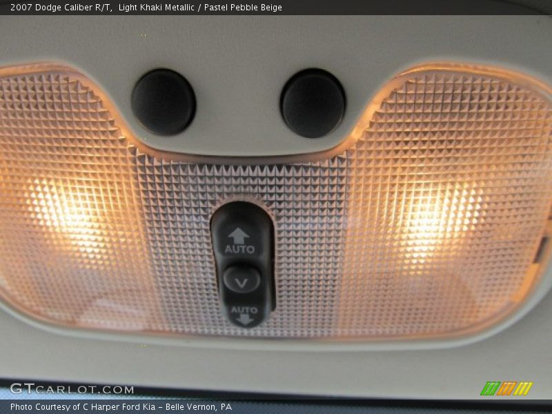 Light Khaki Metallic / Pastel Pebble Beige 2007 Dodge Caliber R/T