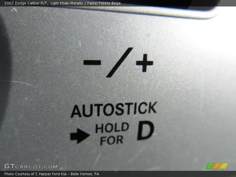 Light Khaki Metallic / Pastel Pebble Beige 2007 Dodge Caliber R/T