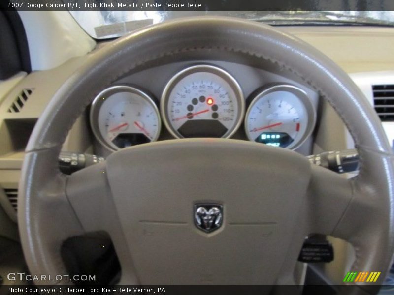 Light Khaki Metallic / Pastel Pebble Beige 2007 Dodge Caliber R/T