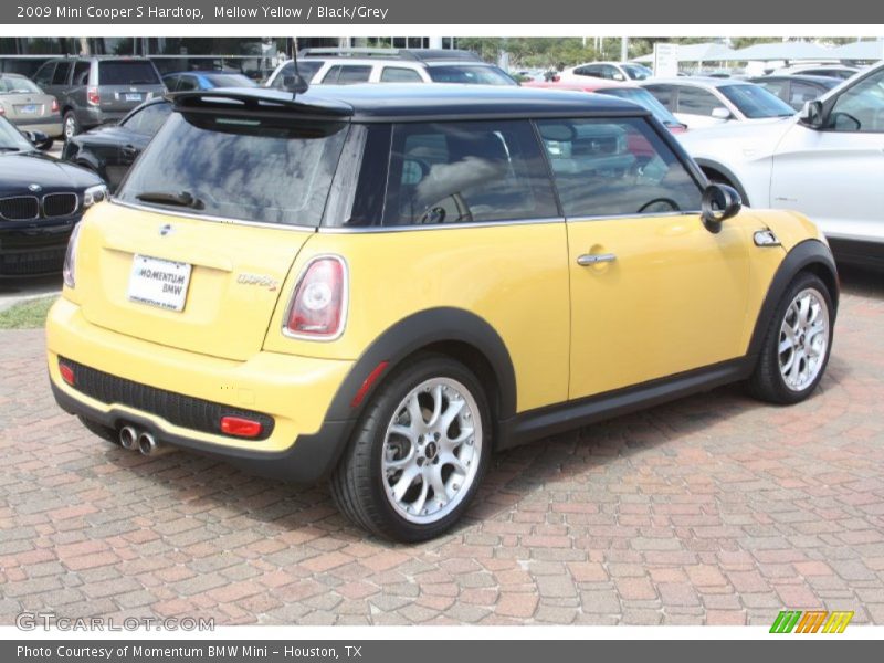 Mellow Yellow / Black/Grey 2009 Mini Cooper S Hardtop