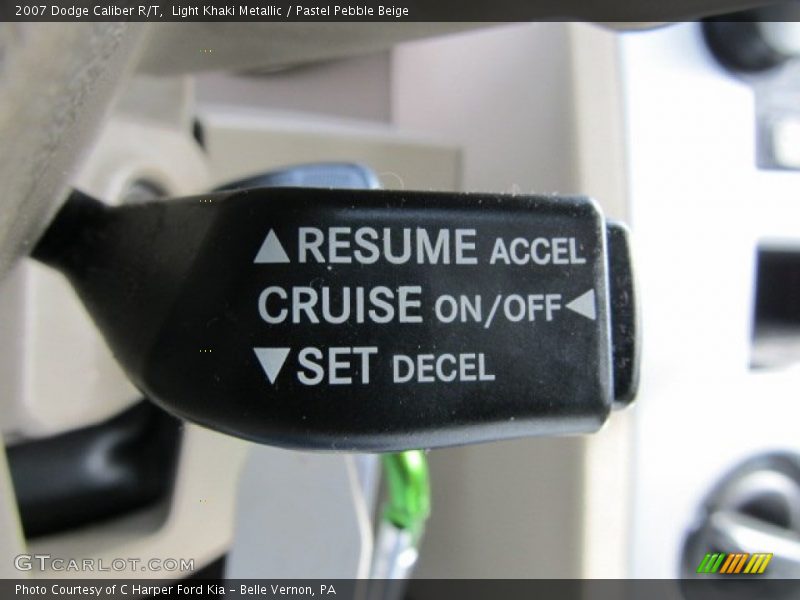 Light Khaki Metallic / Pastel Pebble Beige 2007 Dodge Caliber R/T