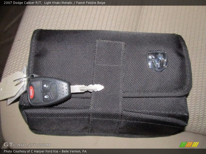 Light Khaki Metallic / Pastel Pebble Beige 2007 Dodge Caliber R/T