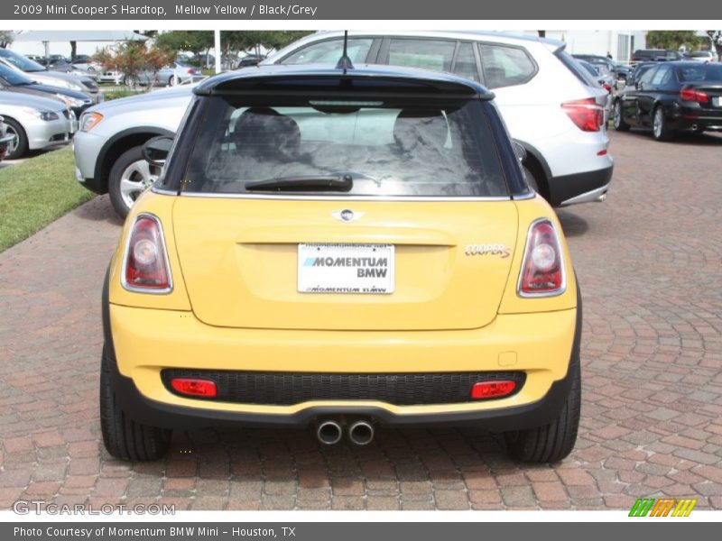 Mellow Yellow / Black/Grey 2009 Mini Cooper S Hardtop