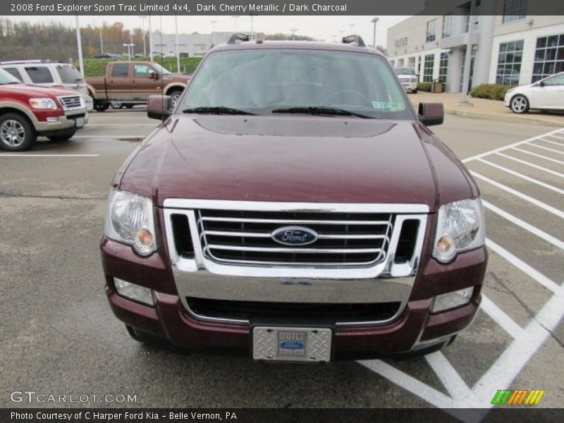 Dark Cherry Metallic / Dark Charcoal 2008 Ford Explorer Sport Trac Limited 4x4