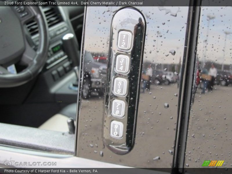 Dark Cherry Metallic / Dark Charcoal 2008 Ford Explorer Sport Trac Limited 4x4