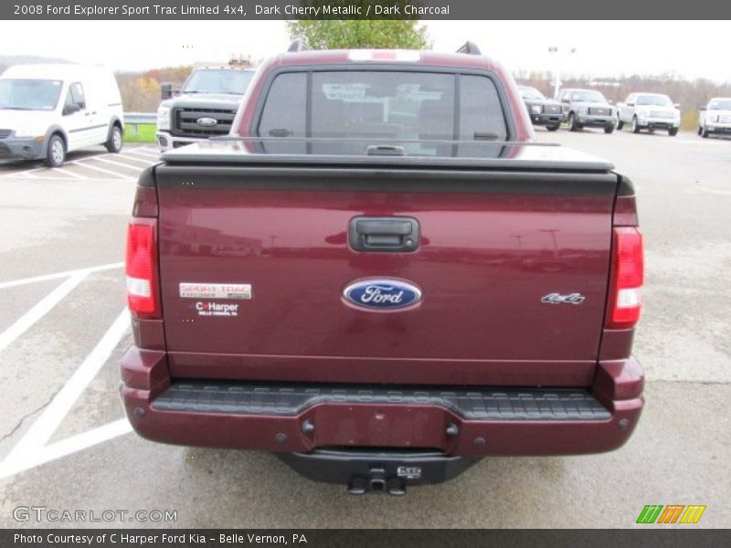 Dark Cherry Metallic / Dark Charcoal 2008 Ford Explorer Sport Trac Limited 4x4