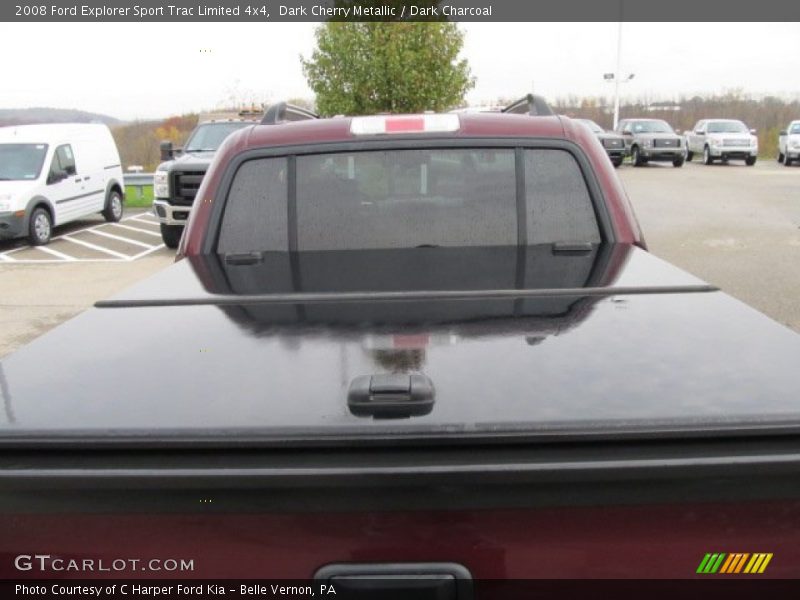 Dark Cherry Metallic / Dark Charcoal 2008 Ford Explorer Sport Trac Limited 4x4