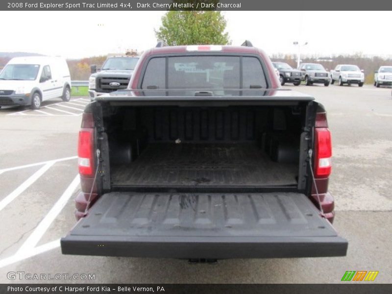 Dark Cherry Metallic / Dark Charcoal 2008 Ford Explorer Sport Trac Limited 4x4