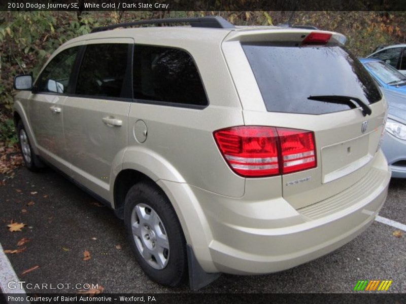 White Gold / Dark Slate Gray 2010 Dodge Journey SE