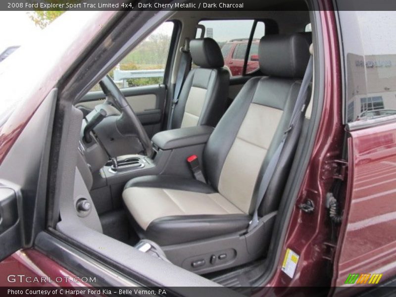 Dark Cherry Metallic / Dark Charcoal 2008 Ford Explorer Sport Trac Limited 4x4