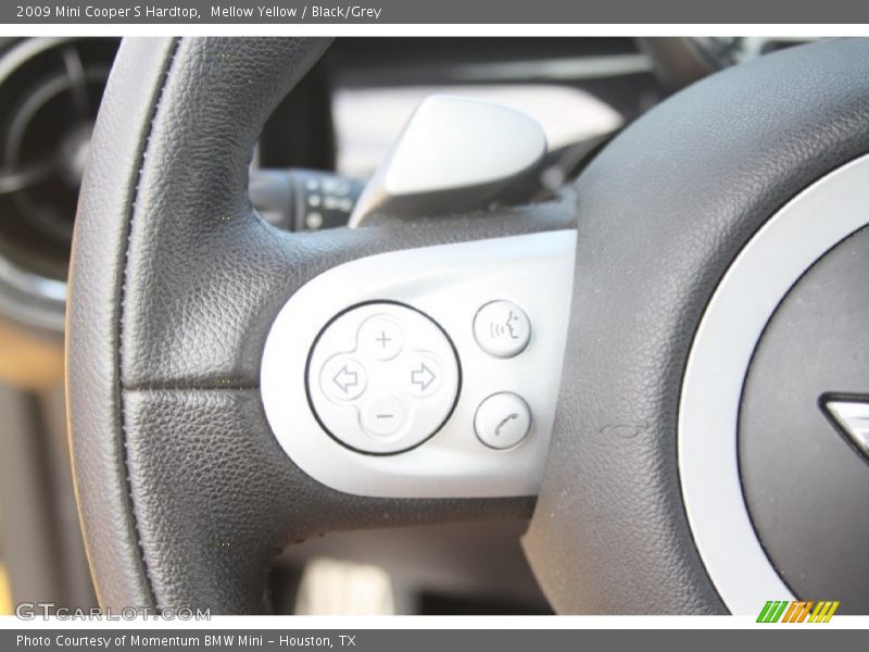 Mellow Yellow / Black/Grey 2009 Mini Cooper S Hardtop