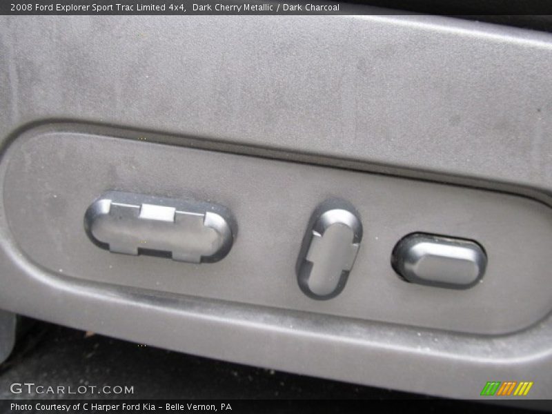 Dark Cherry Metallic / Dark Charcoal 2008 Ford Explorer Sport Trac Limited 4x4