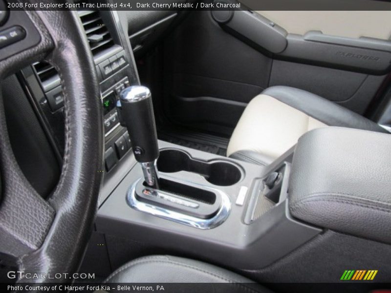 Dark Cherry Metallic / Dark Charcoal 2008 Ford Explorer Sport Trac Limited 4x4