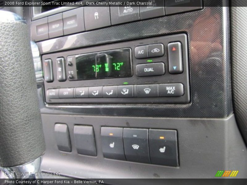Controls of 2008 Explorer Sport Trac Limited 4x4