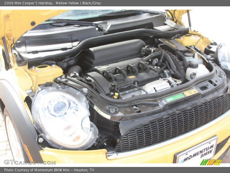 Mellow Yellow / Black/Grey 2009 Mini Cooper S Hardtop