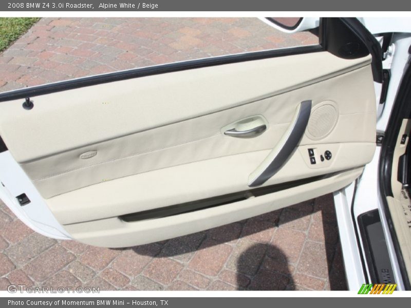 Alpine White / Beige 2008 BMW Z4 3.0i Roadster