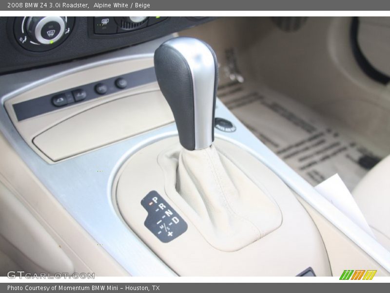 Alpine White / Beige 2008 BMW Z4 3.0i Roadster