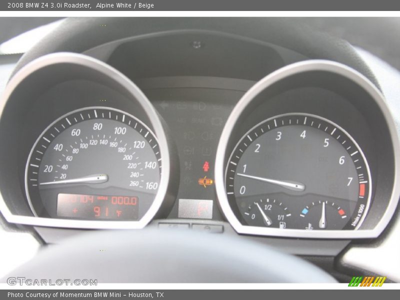 Alpine White / Beige 2008 BMW Z4 3.0i Roadster