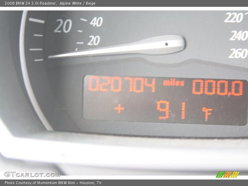 Alpine White / Beige 2008 BMW Z4 3.0i Roadster
