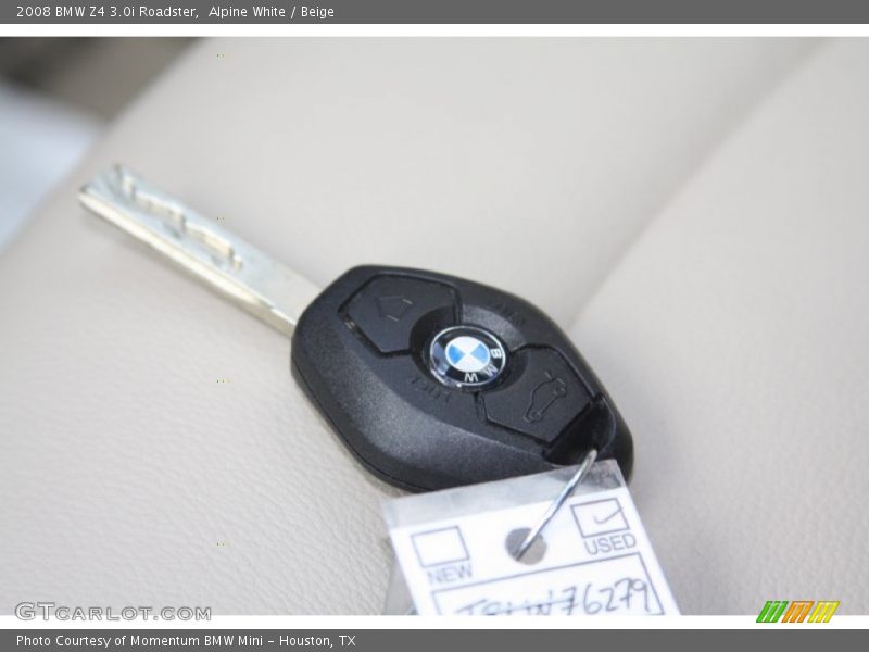 Alpine White / Beige 2008 BMW Z4 3.0i Roadster