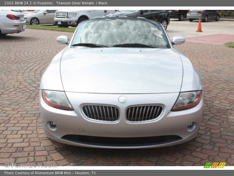 Titanium Silver Metallic / Black 2003 BMW Z4 3.0i Roadster