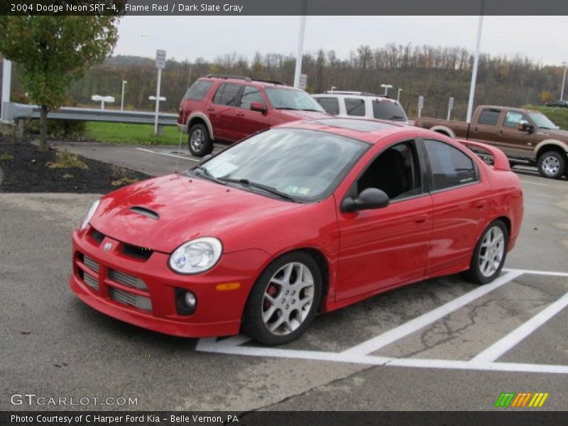 Flame Red / Dark Slate Gray 2004 Dodge Neon SRT-4