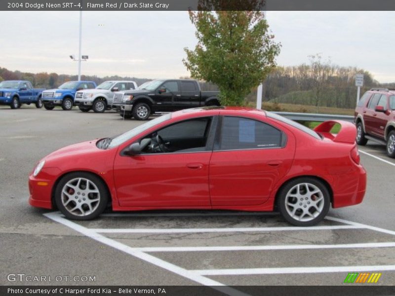 Flame Red / Dark Slate Gray 2004 Dodge Neon SRT-4