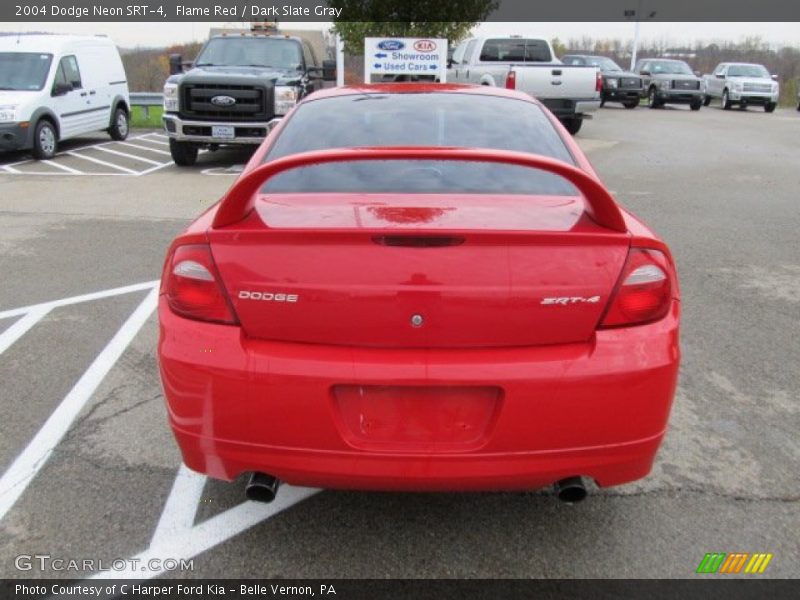 Flame Red / Dark Slate Gray 2004 Dodge Neon SRT-4
